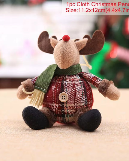 Christmas Snowman Elk Doll Xmas Ornaments Merry Christmas Decorations for Home 2025 Navidad Natal Noel Xmas Gift New Year 2026