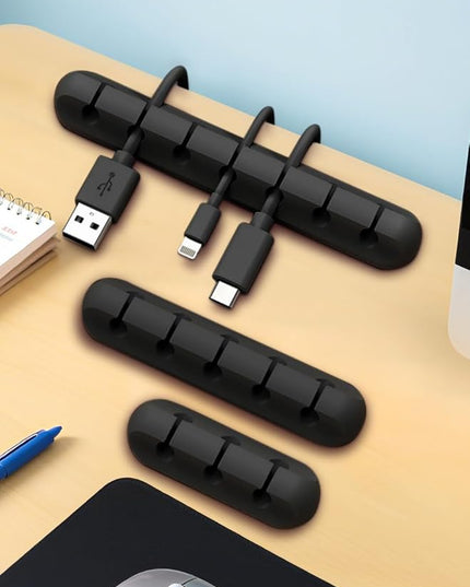 Cable Holder Clips, Cable Management Cord Organizer Clips Self Adhesive for Desktop
