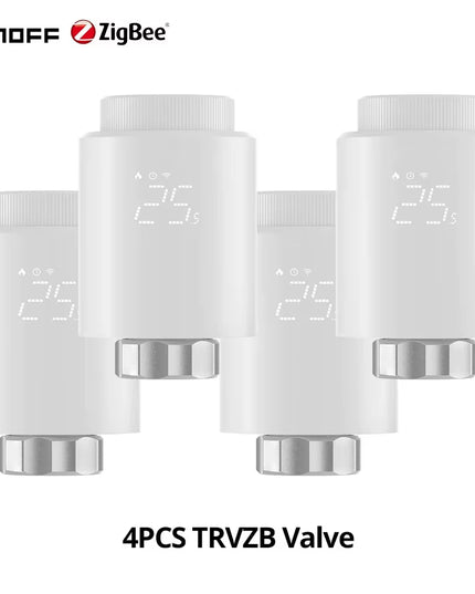 TRVZB Zigbee Thermostatic Radiator Valve Smart Home Heating Froest Protection Remote Group Control via Ewelink Alexa