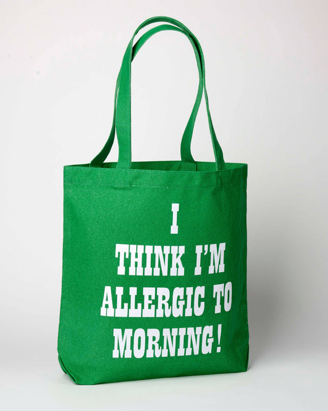 Magpie - Peanuts Tote - Allergic to Morning!