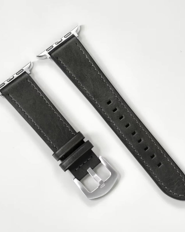 Calf Leather Watch Band for Apple Watch Strap 49Mm 46Mm 45 42 40Mm 41Mm Woman Man Bracelet for Iwatch Series 10 9 8 7 6 Se Band