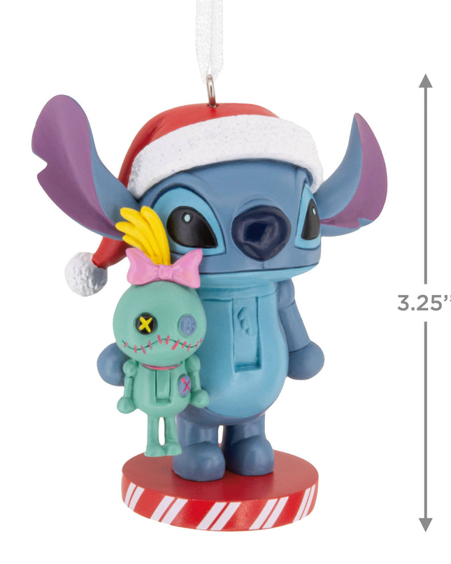 Hallmark - Nutcracker Ornament - Disney Lilo & Stitch, Stitch & Scrump