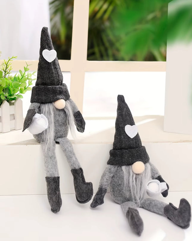 Coffee Gnome Dolls Plush Knitted Love Faceless Doll Christmas Farmhouse Kitchen Coffee Bar Decorations Coffee Lover Gifts