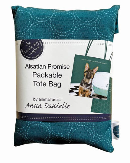 The Little Dog Laughed - Packable Bag - Alsation Promise