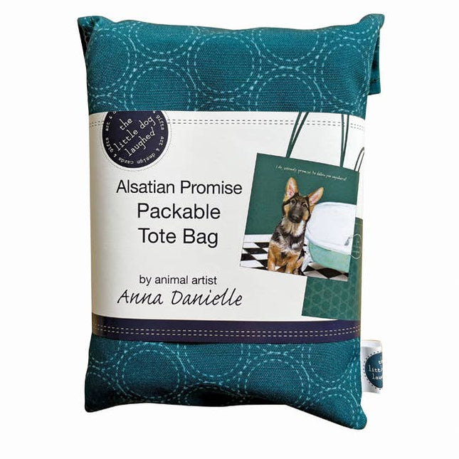 The Little Dog Laughed - Packable Bag - Alsation Promise
