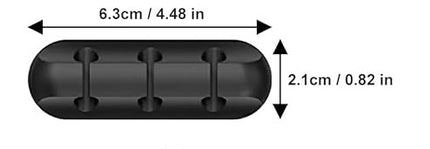 Cable Holder Clips, Cable Management Cord Organizer Clips Self Adhesive for Desktop
