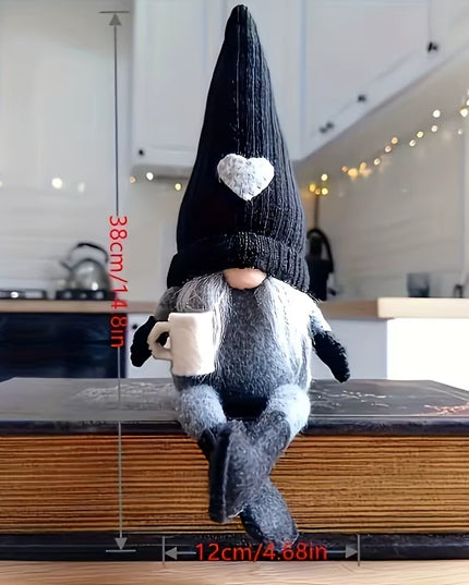 Coffee Gnome Dolls Plush Knitted Love Faceless Doll Christmas Farmhouse Kitchen Coffee Bar Decorations Coffee Lover Gifts