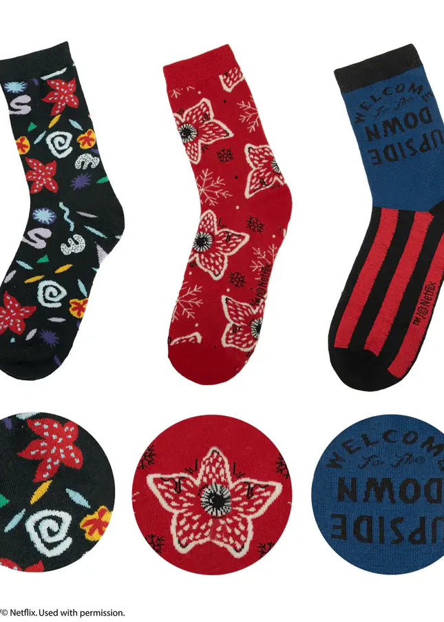 Wizard Alliance - Set of 3 Stranger Things Socks