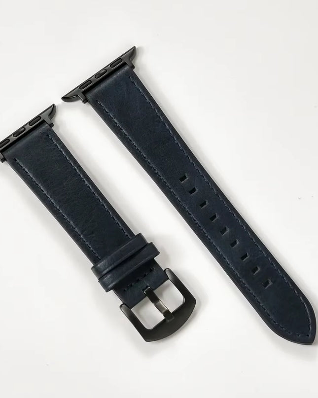 Calf Leather Watch Band for Apple Watch Strap 49Mm 46Mm 45 42 40Mm 41Mm Woman Man Bracelet for Iwatch Series 10 9 8 7 6 Se Band