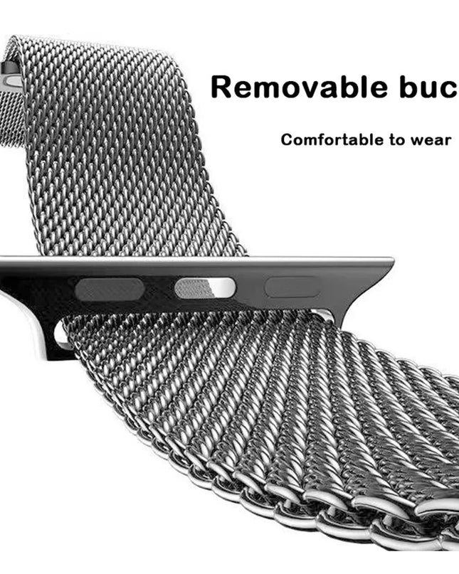 Milanese Loop for  Watch Band 44Mm 40Mm 45Mm 41Mm 38Mm 42Mm Strap 49Mm Metal Bracelet Iwatch Series 9 8 7 6 SE 5 4 Ultra 2