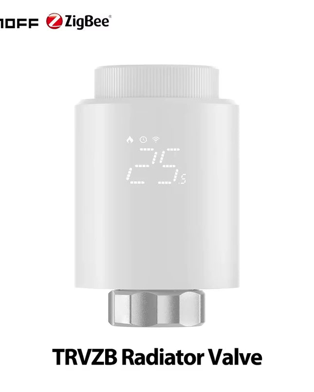 TRVZB Zigbee Thermostatic Radiator Valve Smart Home Heating Froest Protection Remote Group Control via Ewelink Alexa