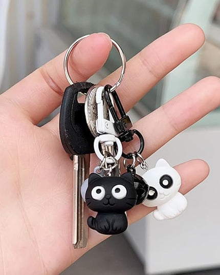 Cat Key Ring Charm Keychain