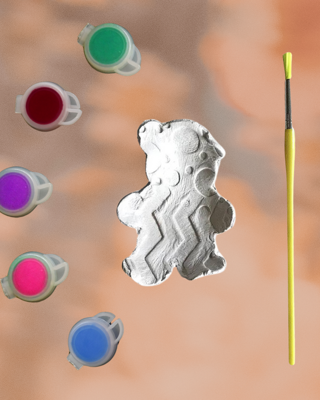 Teddy Paint By Numbers Kit, Teddy Bear Art, DIY Acrylic Painting Activity, Great Gift Idea | by Victory In Wellness-3