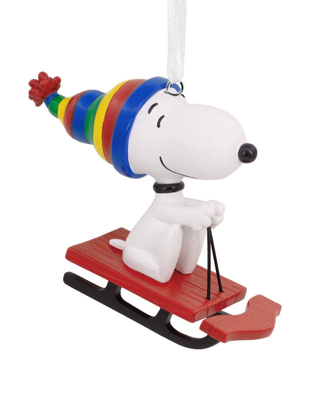 Hallmark - Collectable Peanuts™ - Snoopy On Sled Ornament