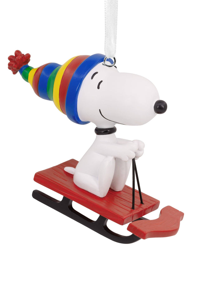 Hallmark - Collectable Peanuts™ - Snoopy On Sled Ornament