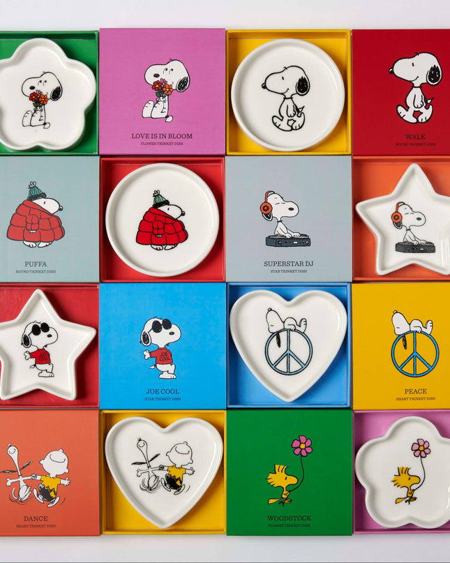 Magpie - Peanuts Flower Shaped Trinket Dish - Woodstock