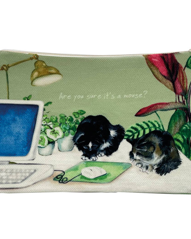 The Little Dog Laughed - Cats Zip Purse | Artist Anna Danielle