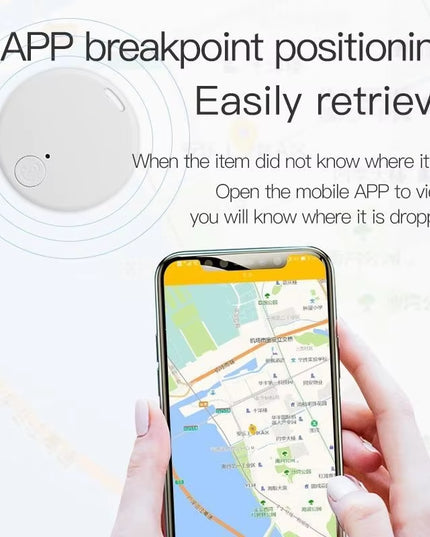 Mini GPS Locator Antilost Alarm Wallet Keychain Smart Tag Bluetooth-Compatible Tracer Keychain Dog Pet Child Tracker Key Finder