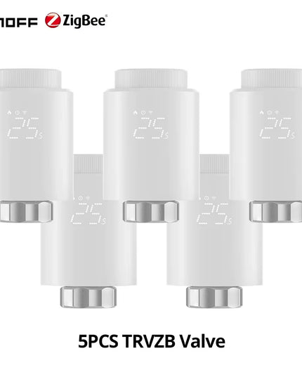 TRVZB Zigbee Thermostatic Radiator Valve Smart Home Heating Froest Protection Remote Group Control via Ewelink Alexa