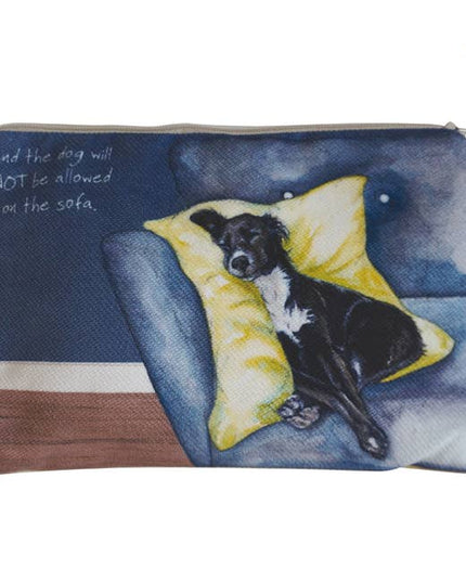The Little Dog Laughed - Zip Purse |  Spaniel X Rescue Dog | Not Sofa 