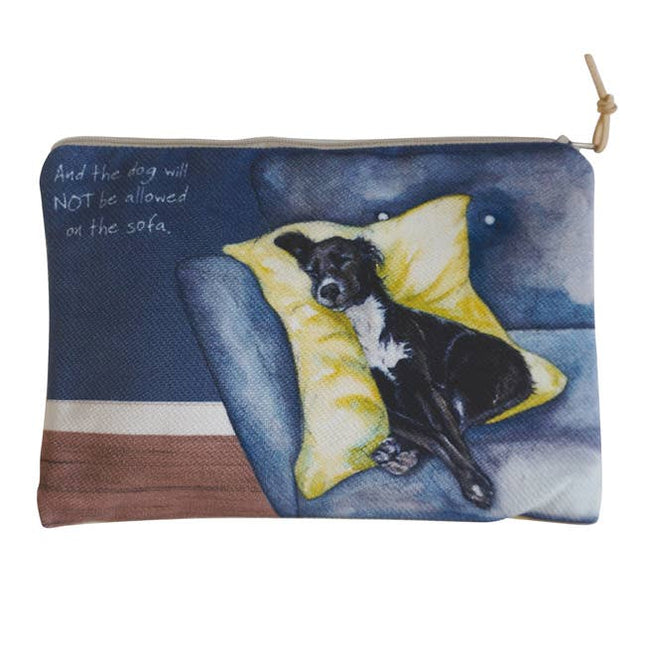 The Little Dog Laughed - Zip Purse |  Spaniel X Rescue Dog | Not Sofa 