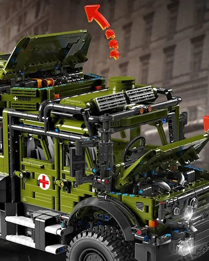 Armoured Military Ambulance 3849pcs-2