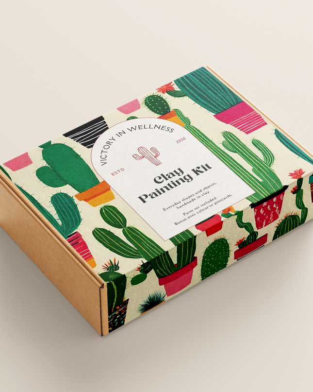 Desert Cacti Paint By Numbers Kit, Succulent Painting, DIY Art Project | by Victory In Wellness-1