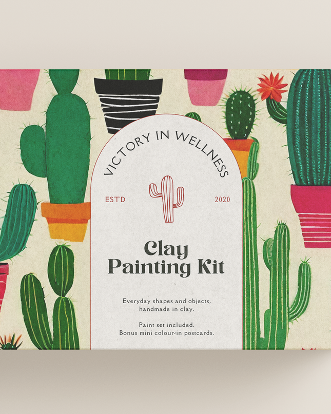 Desert Cacti Paint By Numbers Kit, Succulent Painting, DIY Art Project | by Victory In Wellness-0