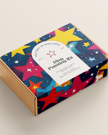 Cute aesthetic collection, Star Dish, Craft Kit, Trinket Dish, Paint Kit, Retro Craft Kit-1