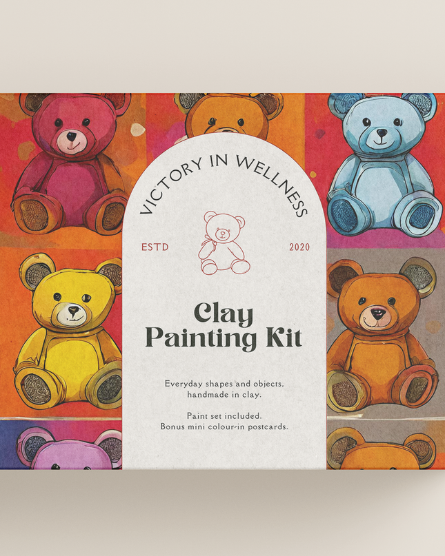 Teddy Paint By Numbers Kit, Teddy Bear Art, DIY Acrylic Painting Activity, Great Gift Idea | by Victory In Wellness-0