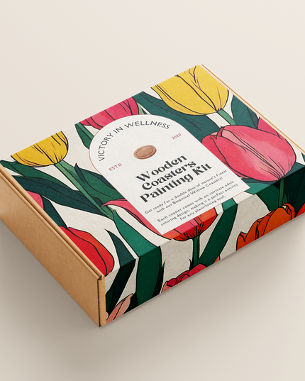 Botanical Willow Coasters with Adult Coloring Designs, Nature-Inspired Coloring Activity, Home Decor | by Victory In Wellness-1