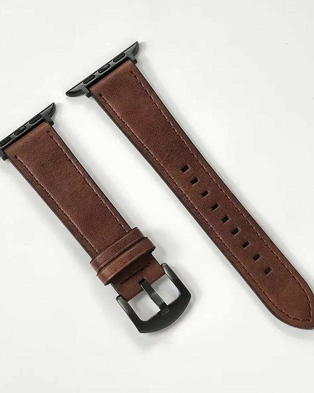 Calf Leather Watch Band for Apple Watch Strap 49Mm 46Mm 45 42 40Mm 41Mm Woman Man Bracelet for Iwatch Series 10 9 8 7 6 Se Band