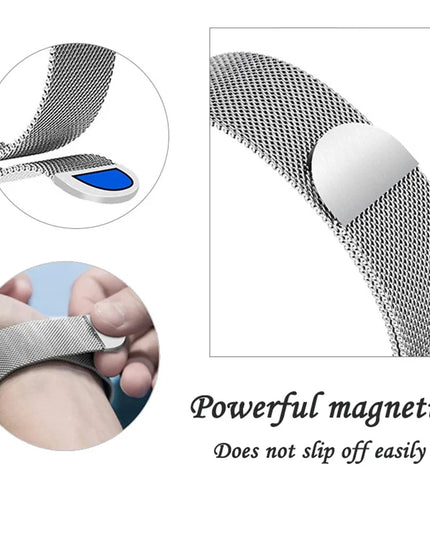 Milanese Loop for  Watch Band 44Mm 40Mm 45Mm 41Mm 38Mm 42Mm Strap 49Mm Metal Bracelet Iwatch Series 9 8 7 6 SE 5 4 Ultra 2