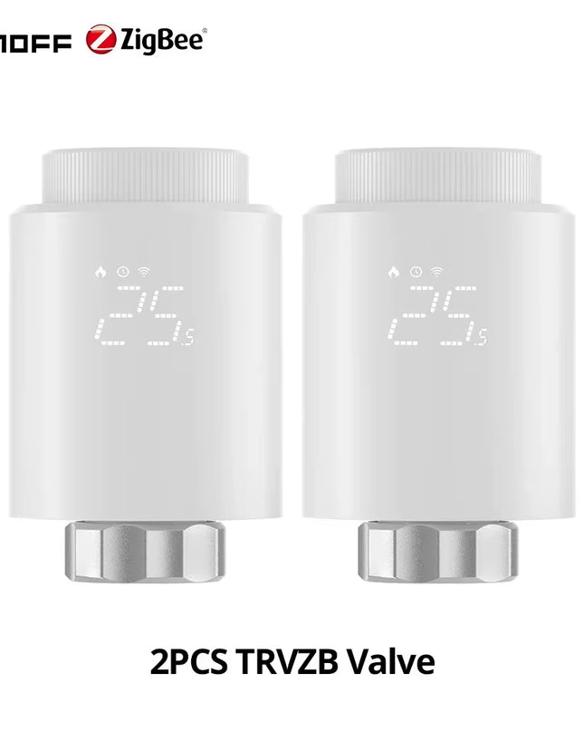 TRVZB Zigbee Thermostatic Radiator Valve Smart Home Heating Froest Protection Remote Group Control via Ewelink Alexa