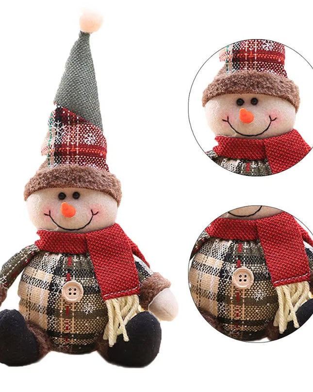 Christmas Snowman Elk Doll Xmas Ornaments Merry Christmas Decorations for Home 2025 Navidad Natal Noel Xmas Gift New Year 2026