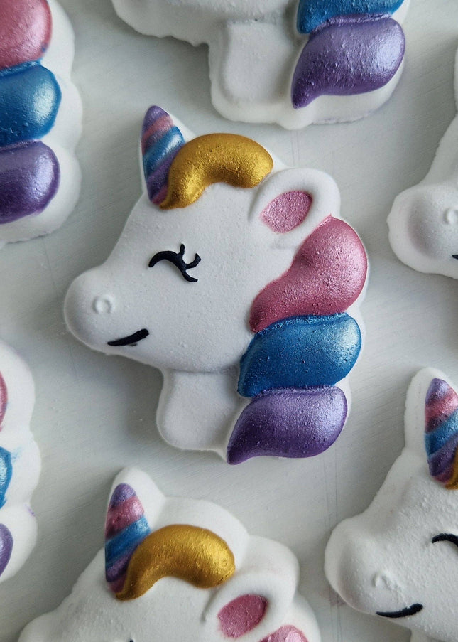 Fizz Bomb Cosmetics - Unicorn Head Bath Bomb
