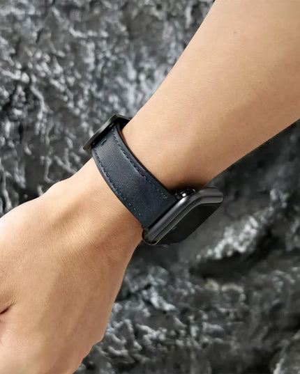 Calf Leather Watch Band for Apple Watch Strap 49Mm 46Mm 45 42 40Mm 41Mm Woman Man Bracelet for Iwatch Series 10 9 8 7 6 Se Band