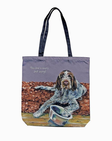 The Little Dog Laughed - Italian Spinone Packable Bag | Empty Bowl