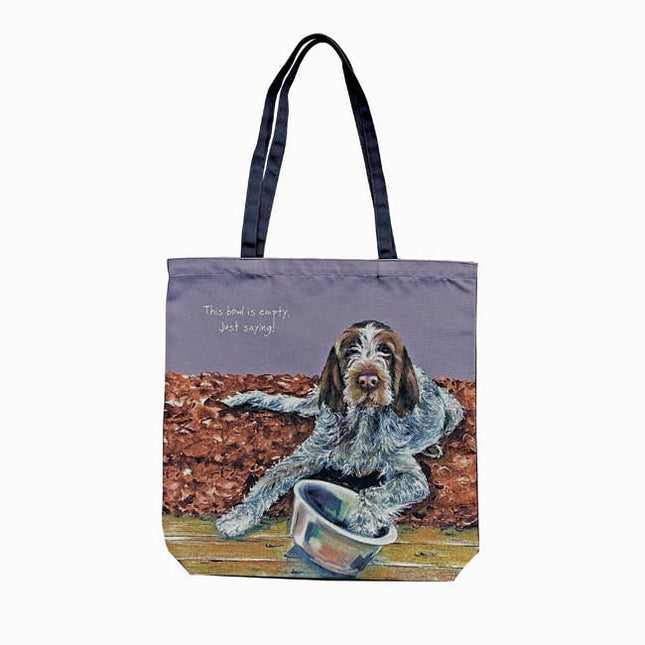 The Little Dog Laughed - Italian Spinone Packable Bag | Empty Bowl