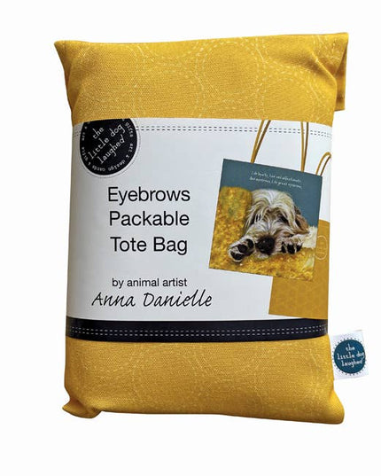The Little Dog Laughed - Grand Basset Griffon Vedéen Packable Bag | Eyebrows