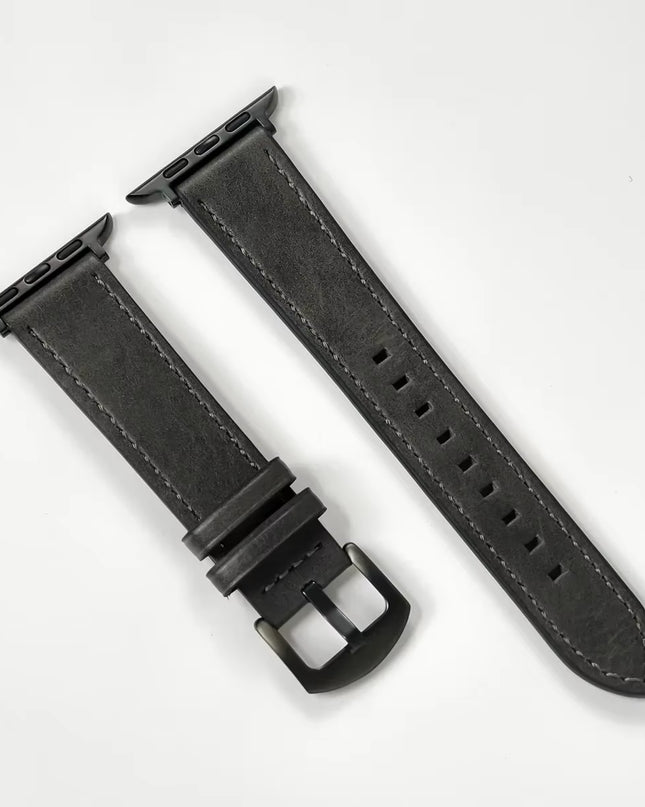 Calf Leather Watch Band for Apple Watch Strap 49Mm 46Mm 45 42 40Mm 41Mm Woman Man Bracelet for Iwatch Series 10 9 8 7 6 Se Band